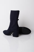 Sock Fit Block Heel Ankle Boots - Enlightened_Apparel2018