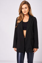 Oversized black Boyfriend Style Blazer jacket - Enlightened_Apparel2018