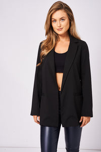 Oversized black Boyfriend Style Blazer jacket - Enlightened_Apparel2018