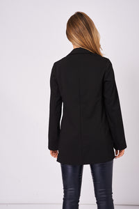 Oversized black Boyfriend Style Blazer jacket - Enlightened_Apparel2018