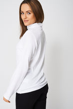 POLO NECK LONG SLEEVE TOP Side