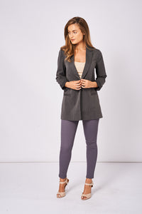 Grey Oversized Blazer - Enlightened_Apparel2018