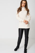 Beautiful Cream Cable Knit Jumper - Enlightened_Apparel2018